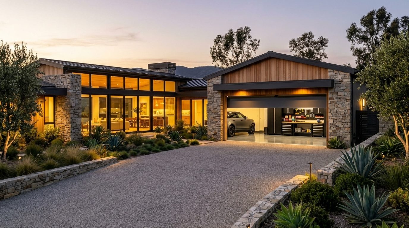 Farah Garage Door Repairs Direct Garage Door Gliding Open Revealing Warm Illuminated Interior
